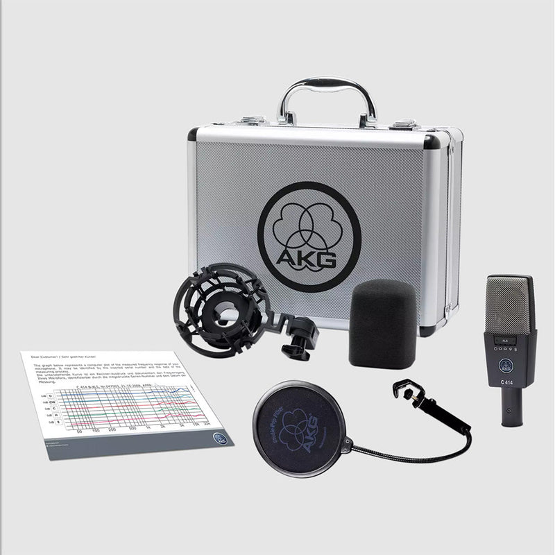 AKG C414 XLS Professional Condenser Microphone-microphone-AKG- Hermes Music