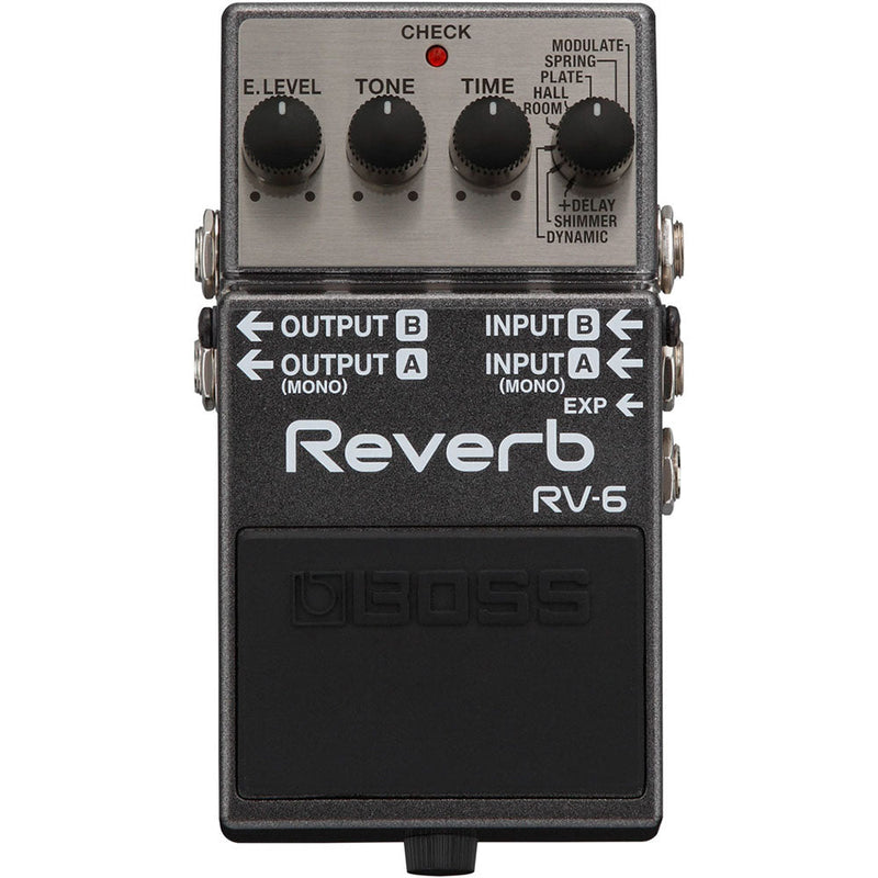 Boss RV-6 Reverb-pedal-Boss- Hermes Music