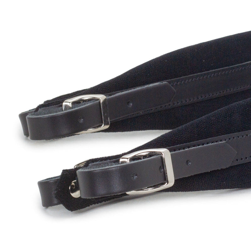 Cantabella Leather Accordion Straps Black with Tag Small 7 cm Wide-accessories-Cantabella- Hermes Music