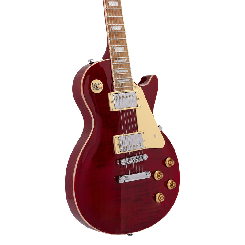Babilon Cosmos Series Electric Guitar Wine Red with Case