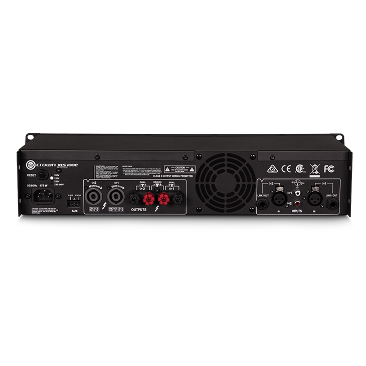 Crown XLS1002 Two Channel Power Amplifier-amplifier-Crown- Hermes Music