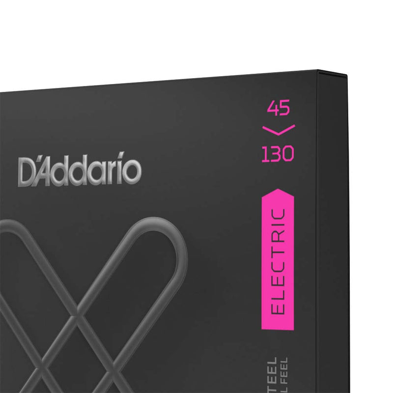 D'Addario XTB45130 XT Nickel Plated Steel 5-String Long Scale Bass Strings-accessories-Daddario- Hermes Music