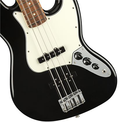Fender Player Jazz Bass Black-bass-Fender- Hermes Music
