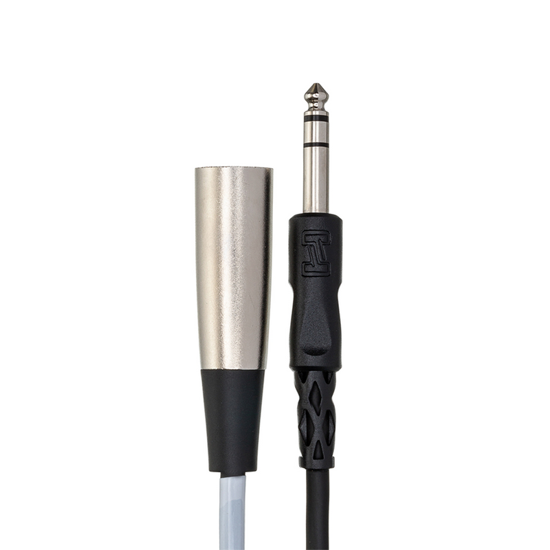Hosa Technology 1/4 in TRS to XLR3M Balanced Cable 10'-Cables-Hosa Technology- Hermes Music