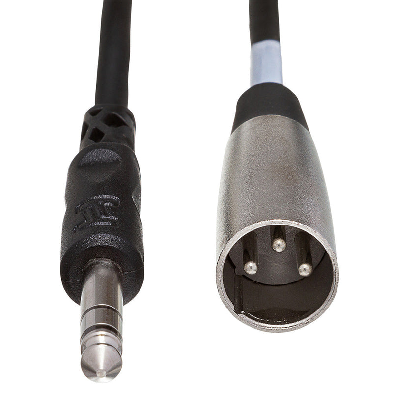 Hosa Technology STX-105M 1/4 In TRS to XLR3M Balanced Cable 5'-Cables-Hosa Technology- Hermes Music