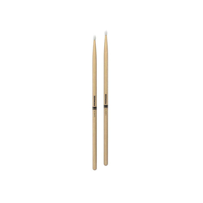 Promark TX7AN American Hickory Nylon Tip Drumsticks-accessories-Daddario- Hermes Music