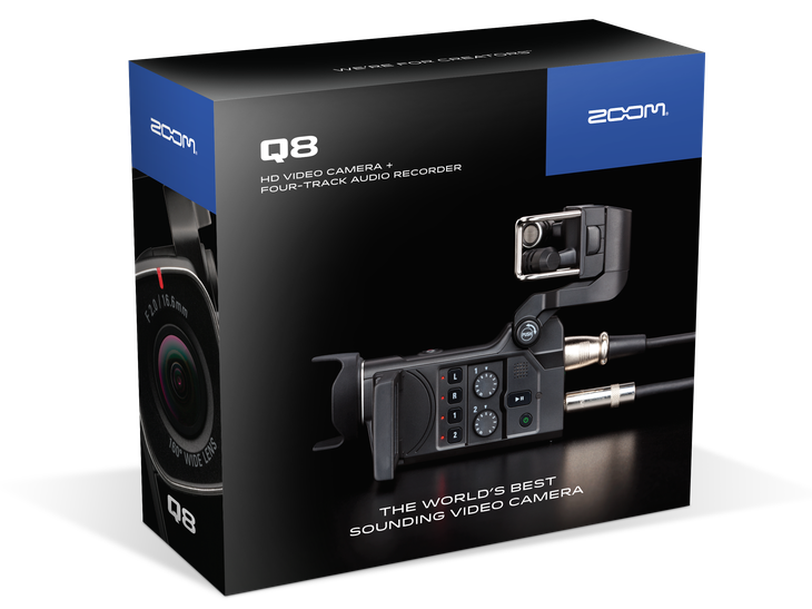 Zoom Q8 HD Video and Four-Track Audio Recorder-camera-Zoom- Hermes Music