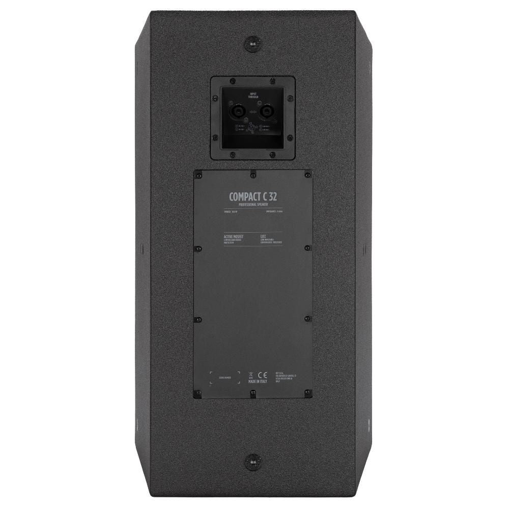 RCF COMPACT C 32 12" Passive Two-Way 600W Professional Loudspeaker-loudspeaker-speakers-RCF-Hermes Music