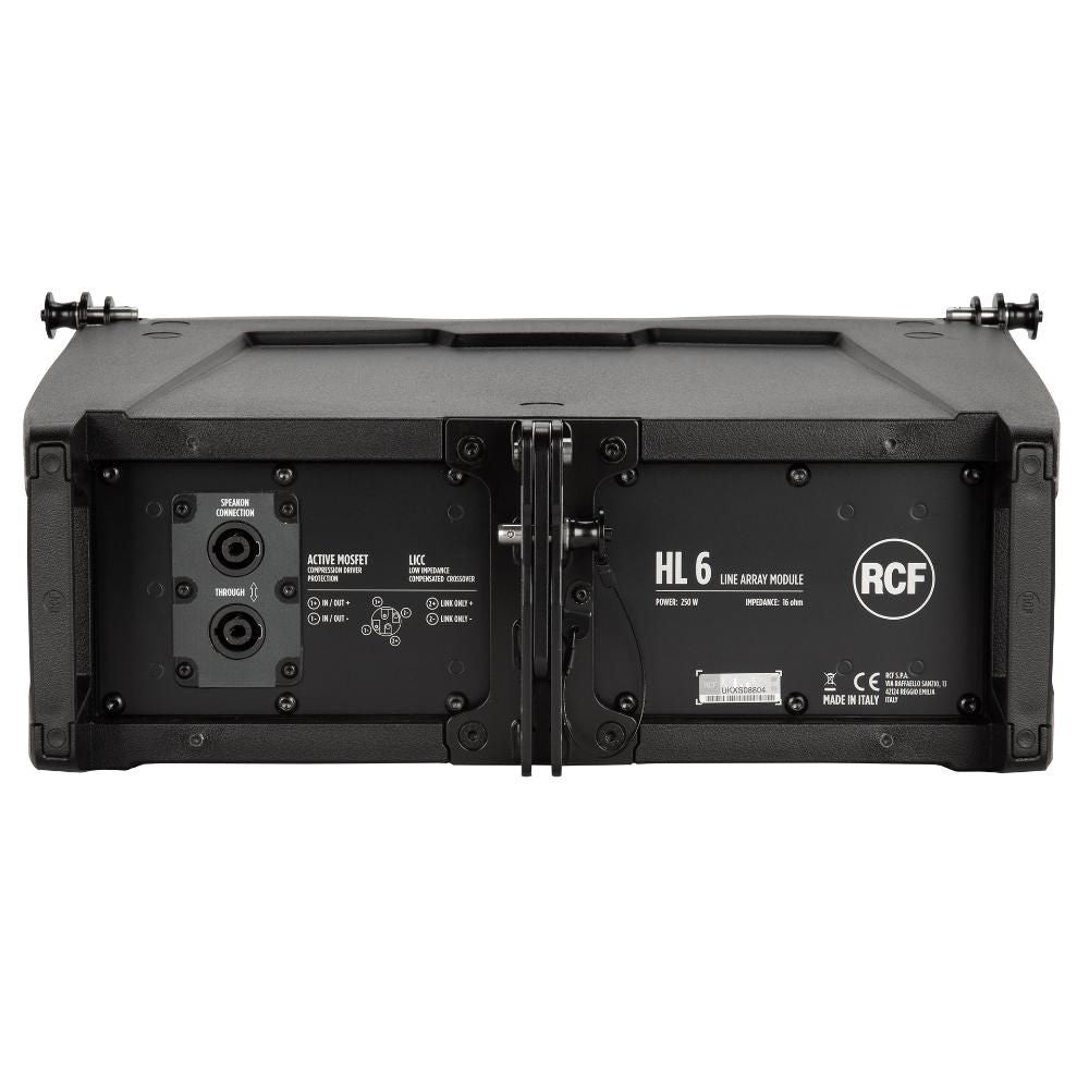 RCF HL 6 Passive 2-Way Dual 6" Line Array Module (Black)-speakers-RCF-Hermes Music