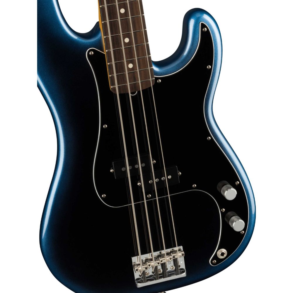 Fender American Professional II Precision Bass Rosewood Fingerboard in Dark Night-bass guitar-electric bass-fender-hermes music
