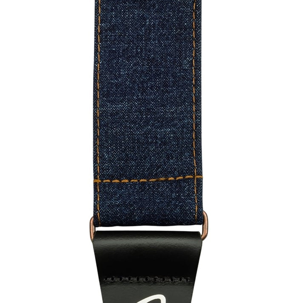Fender X Wrangler Riveted Senim Strap Indigo-accessories-Fender-Hermes Music