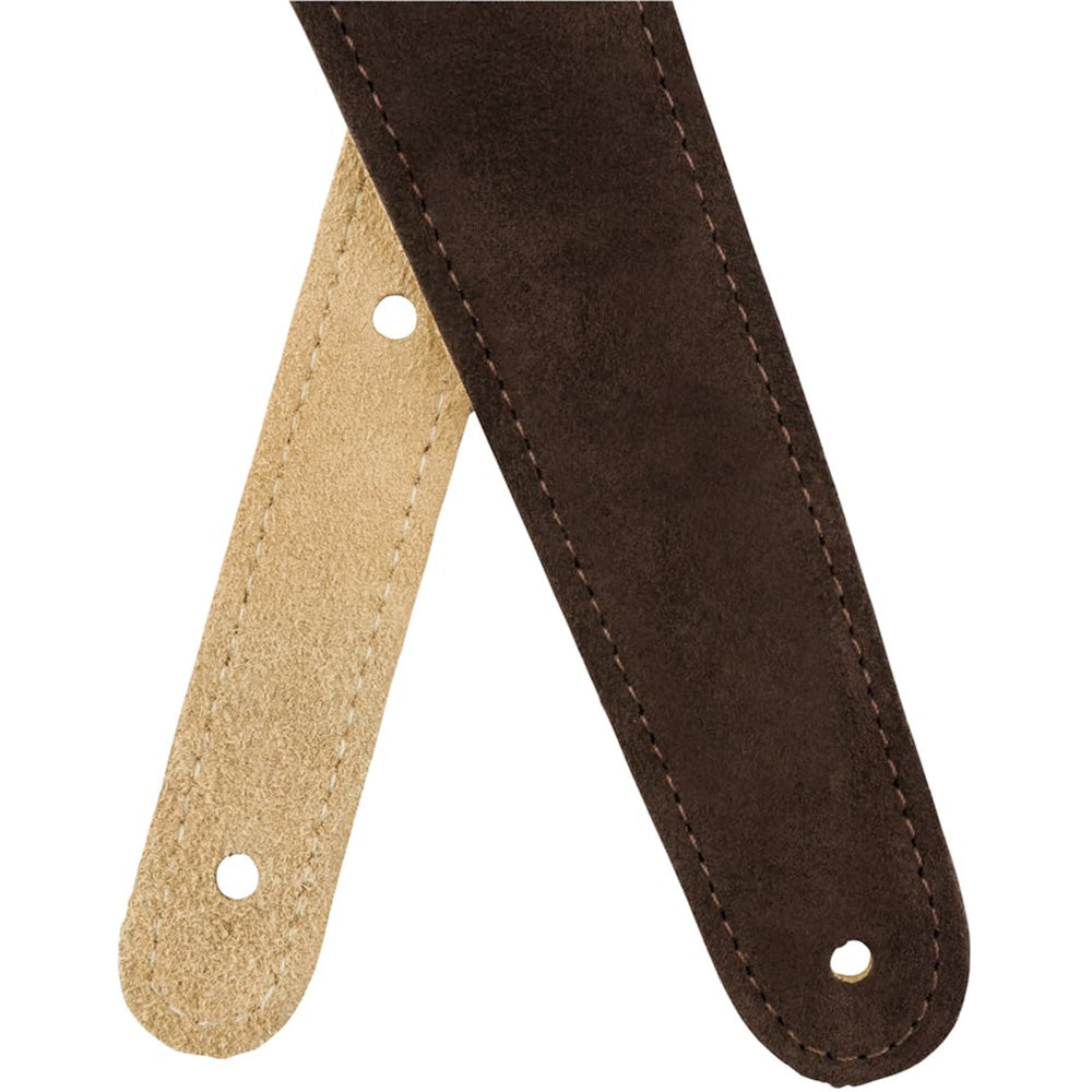 Fender 2" Reversible Suede Straps Brown and Tan-accessories-Fender-Hermes Music