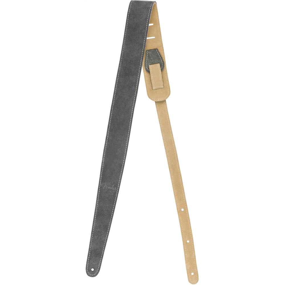 Fender 2" Reversible Suede Straps Gray and Tan-accessories-Fender-Hermes Music