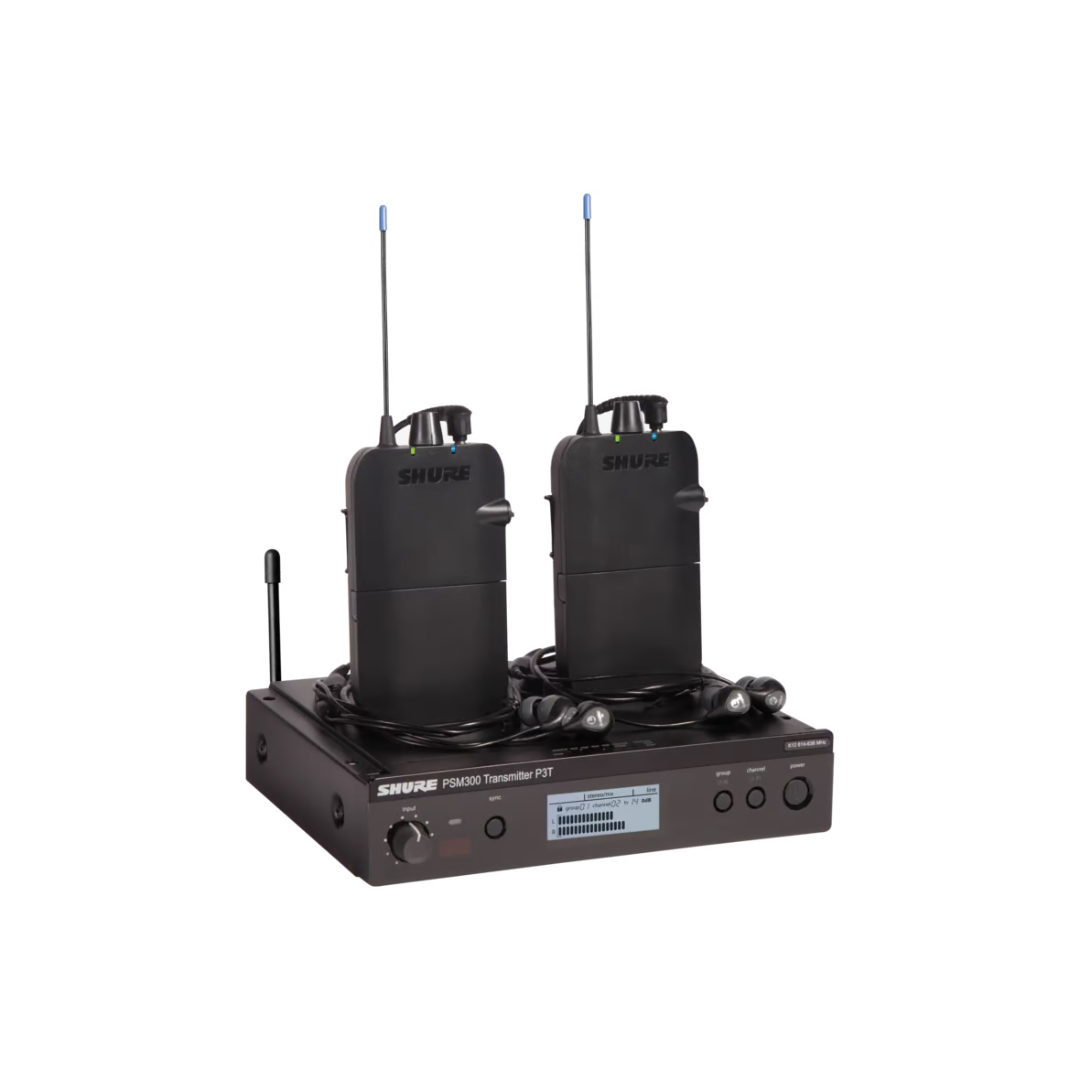 Shure P3TR112TW-G20 PSM300 Wireless Twin pack
