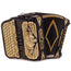 Cantabella El Cazador Ultra Compact Spec. Edit. Ramon Ayala 5 Switch FBE Black with Gold-accordion-Cantabella-Hermes Music