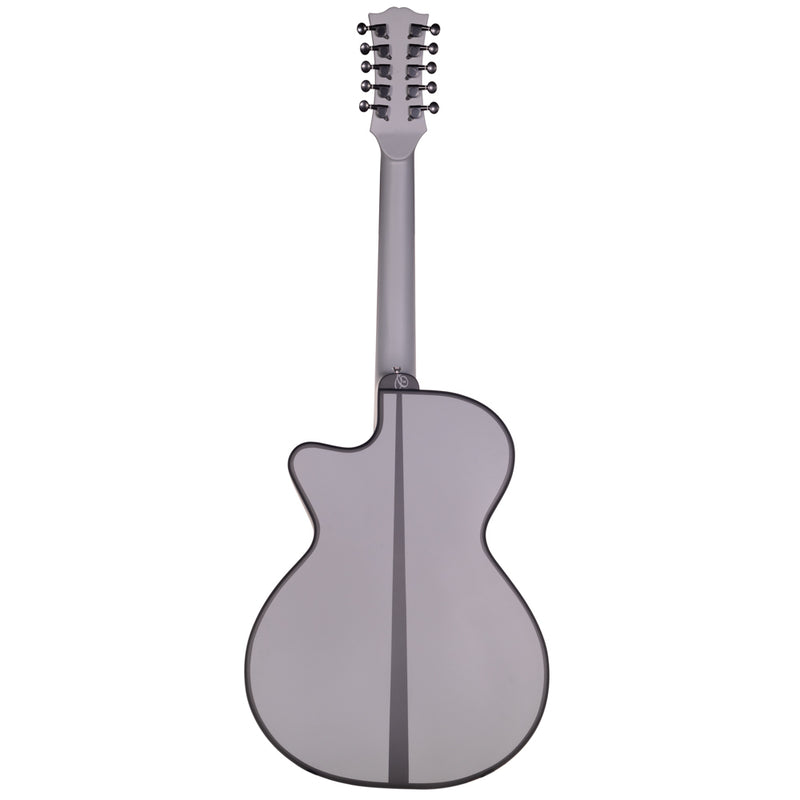 Cantabella Bajo Quinto Maple Top Gray with Black Binding Includes Case, Stand, and Tuner