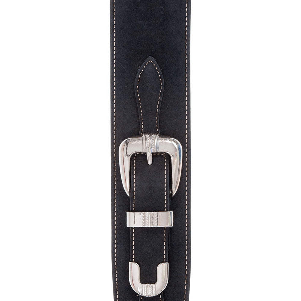 D'Addario Deluxe Leather Guitar Strap-Guitar Accessories-Daddario-Hermes Music