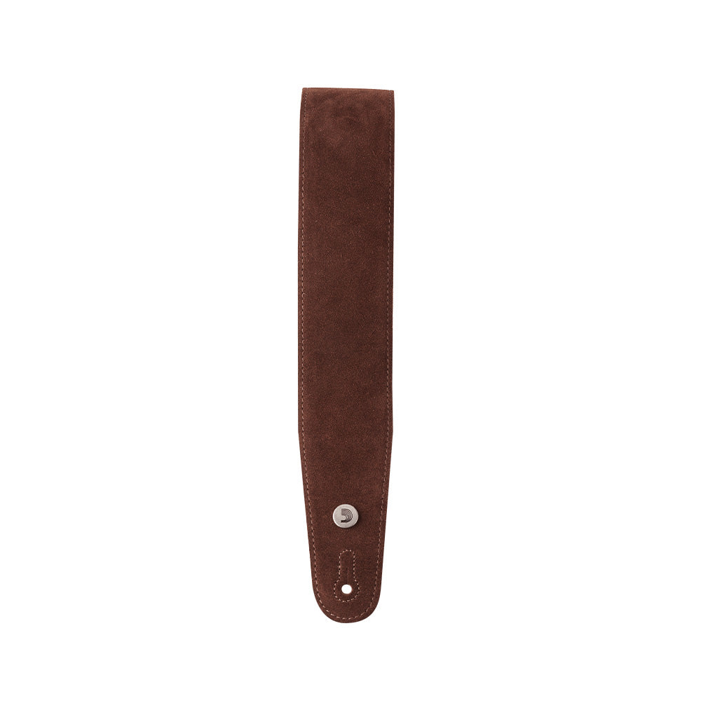 D'Addario 25SS01-DX Suede Cognac Guitar Strap-Guitar Accessories-Daddario-Hermes Music