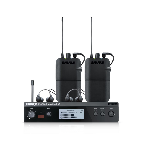 Shure P3TR112TW PSM300 Wireless Twin pack