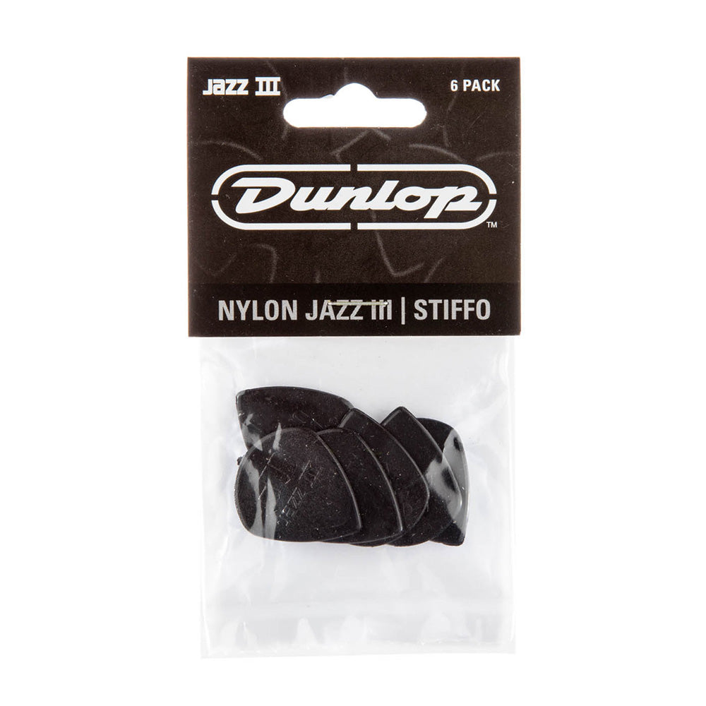 DunLop 47P3S Jazz III Stiffo Pick 1.38mm-Guitar Accessories-Dunlop-Hermes Music