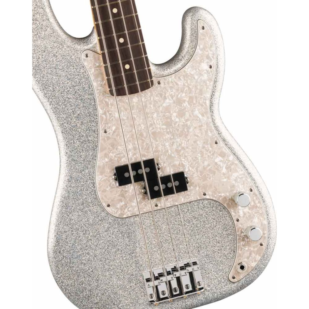 Fender 75th Anniversary Player II Sparkle Precision Bass in Diamond Dust Sparkle-Fender-Hermes Music