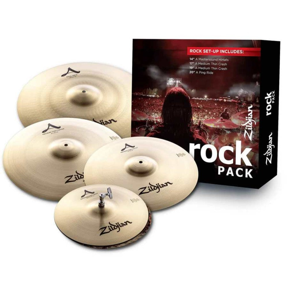 Zildjian A0801R Rock Music Pack Cymbal Set Zildjian-Hermes Music