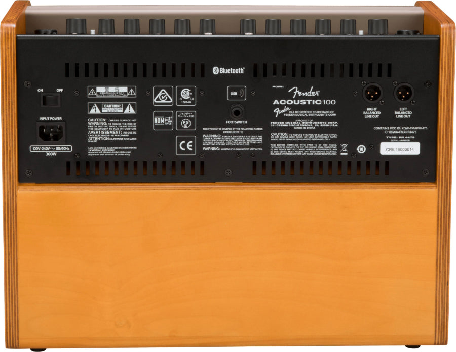 Fender Acoustic 100 120V Acoustic Amplifier