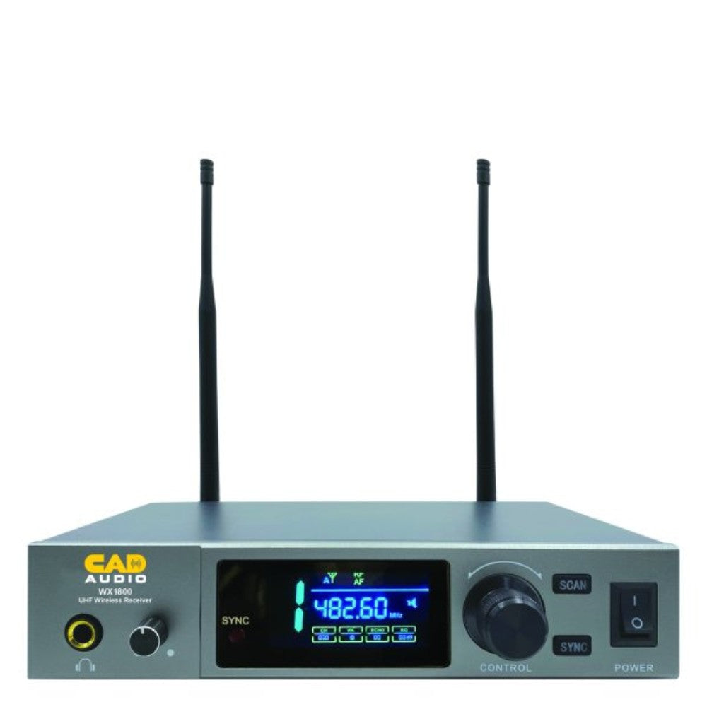 CAD Audio WX1800BP Wireless Microphone System with Lavalier, Headset & Guitar Cable-CAD Audio-Hermes Music