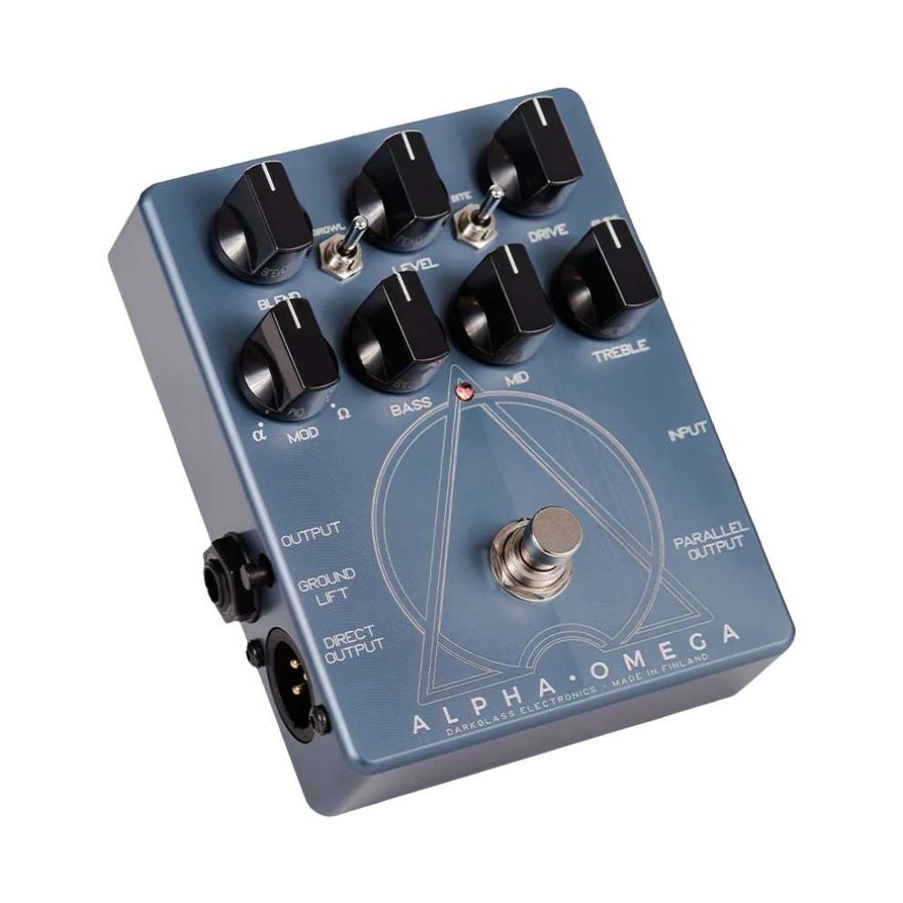 Darkglass Alpha Omega Dual Bass Preamp OD Pedal-Darkglass-Hermes Music