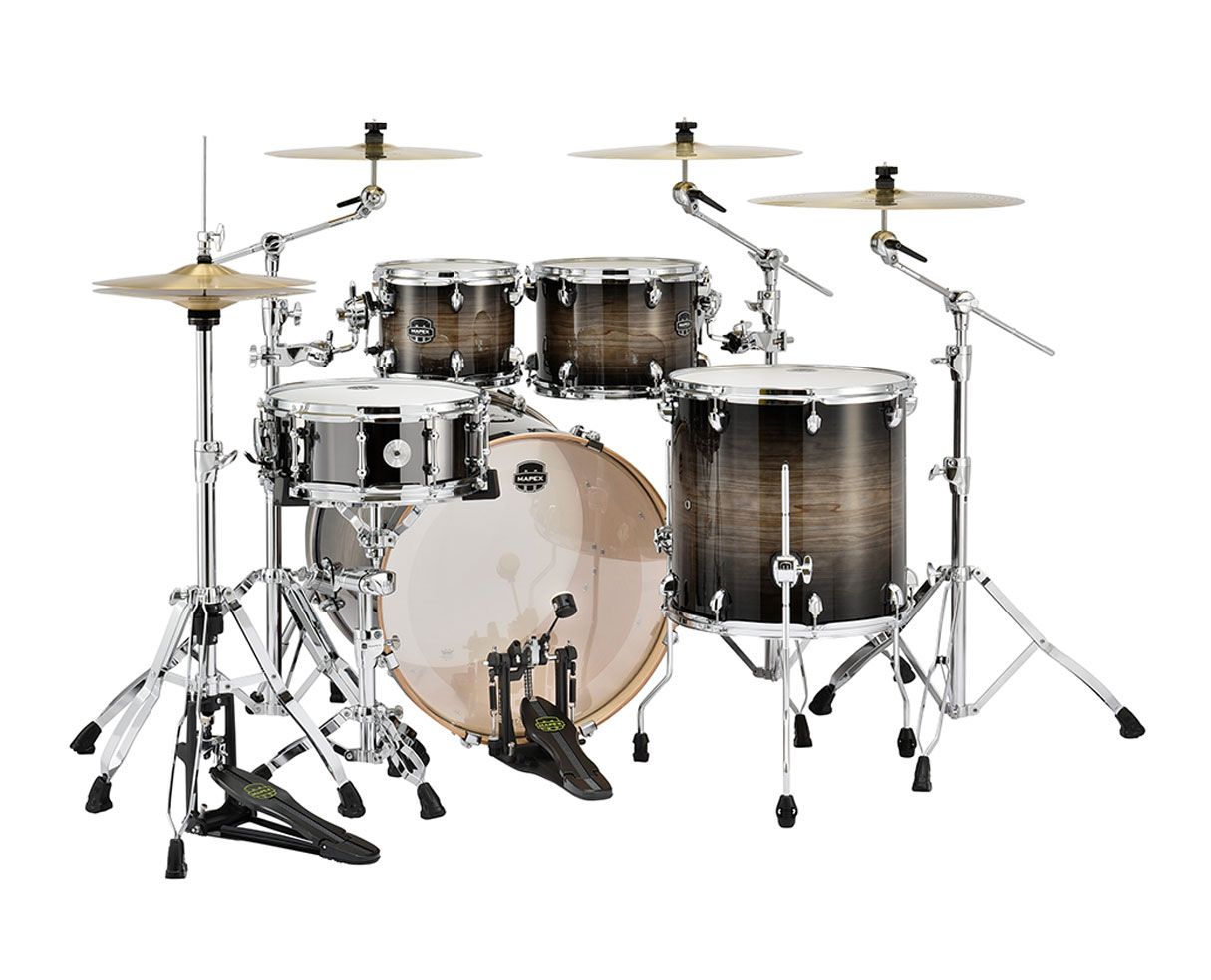 Mapex Armory 5pc Rock Shell Pack in Black Dawn