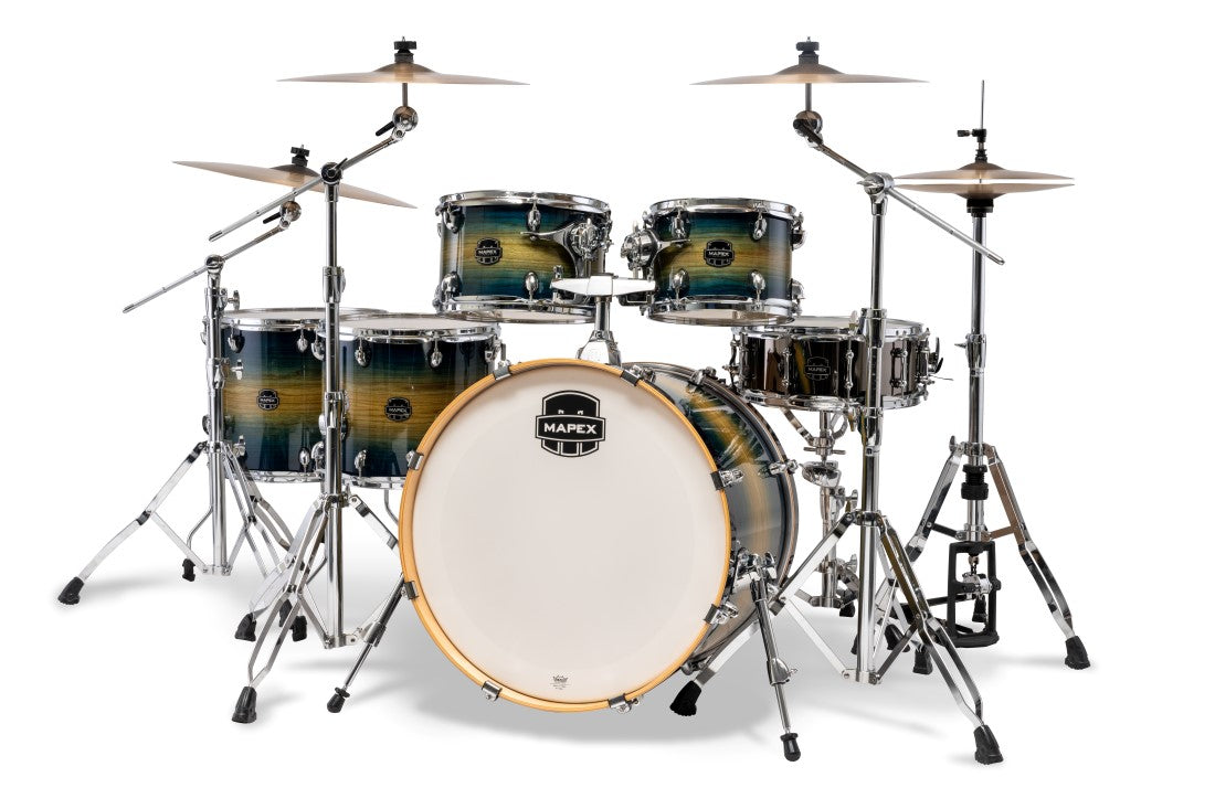 Mapex Armory 6pc Shell Pack in Rainforest Burst