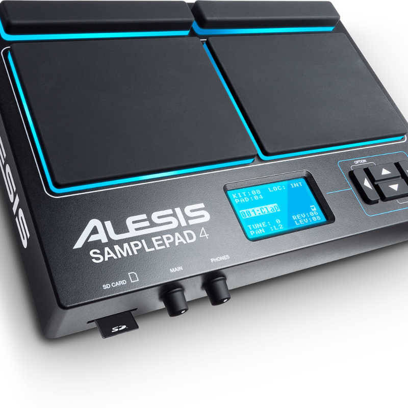 Alesis SAMPLEPAD4XUS 4-Pad Percussion and Sample-Triggering-percussion-Alesis- Hermes Music