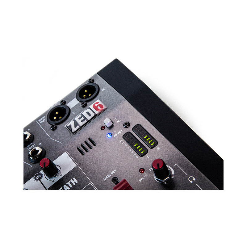 Allen & Heath AH-ZED6 Compact 6 Input Analog Mixer-mixer-Allen & Heath- Hermes Music