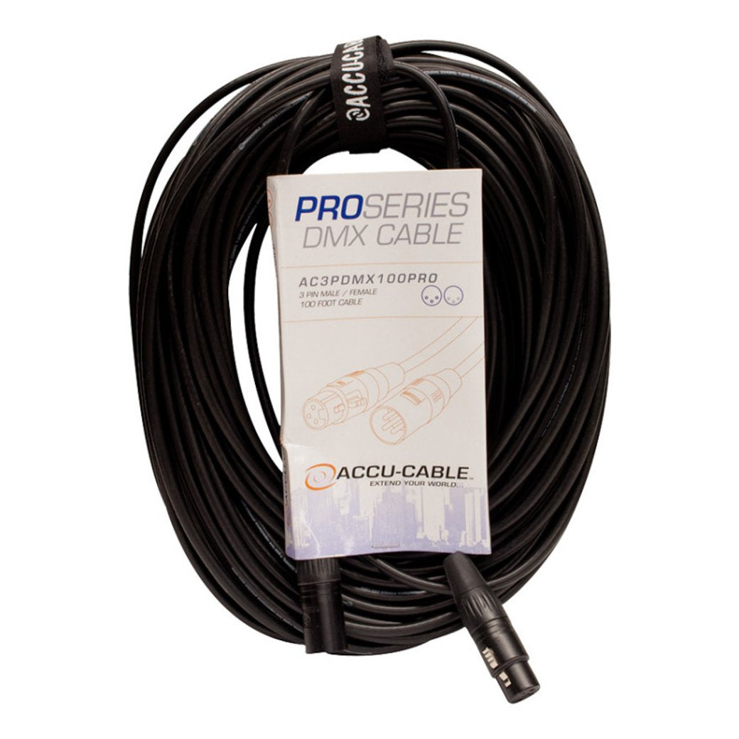 American DJ 100ft DMX Cable-accessories-American DJ- Hermes Music