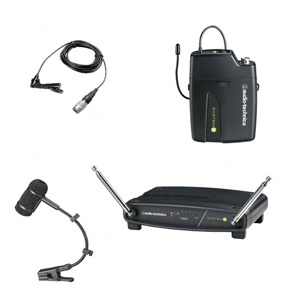 Audio Technica ATW-901A/L System 9 Lavalier Microphone System with Pro 35cW Mic-microphone-Audio Technica- Hermes Music