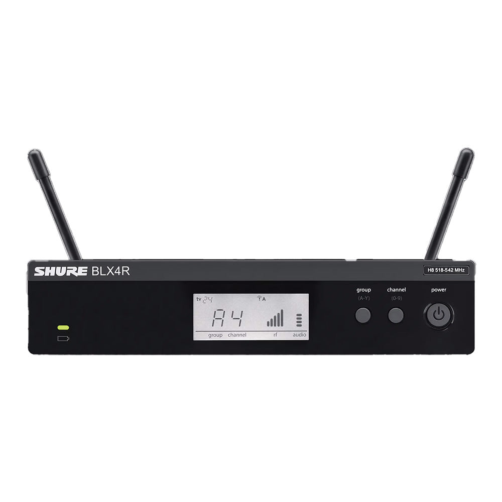 Shure BLX24R/SM58-H9 Rackmount Wireless Receiver and Handheld Transmitter with SM58 Microphone