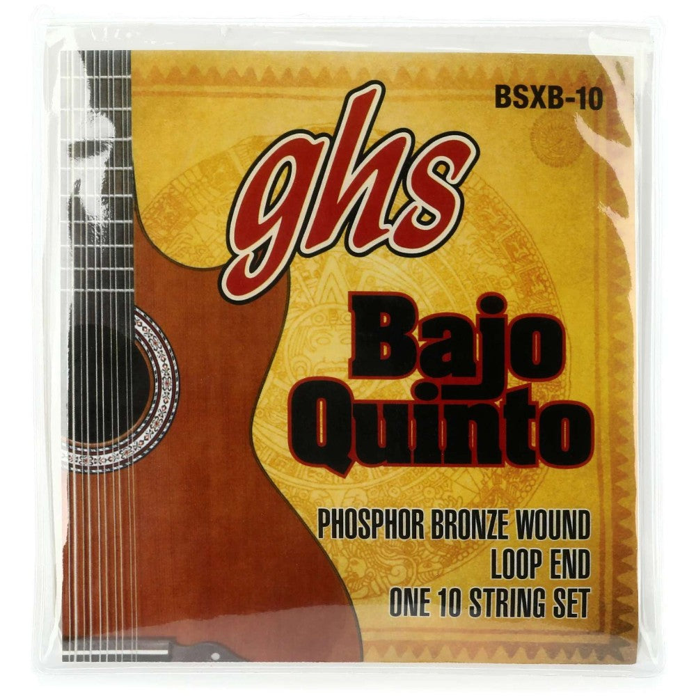 GHS Strings BSXB-10 Phosphor Bronze Bajo Quinto Strings-GHS Strings-Hermes Music-Accordion Pro Shop