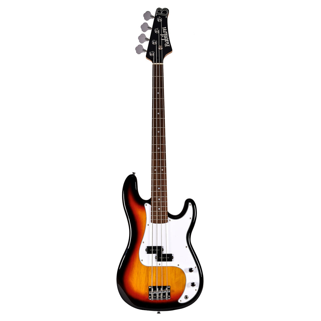 Babilon Electric Bass Guitar Bundle Sunburst-bass-Babilon- Hermes Music