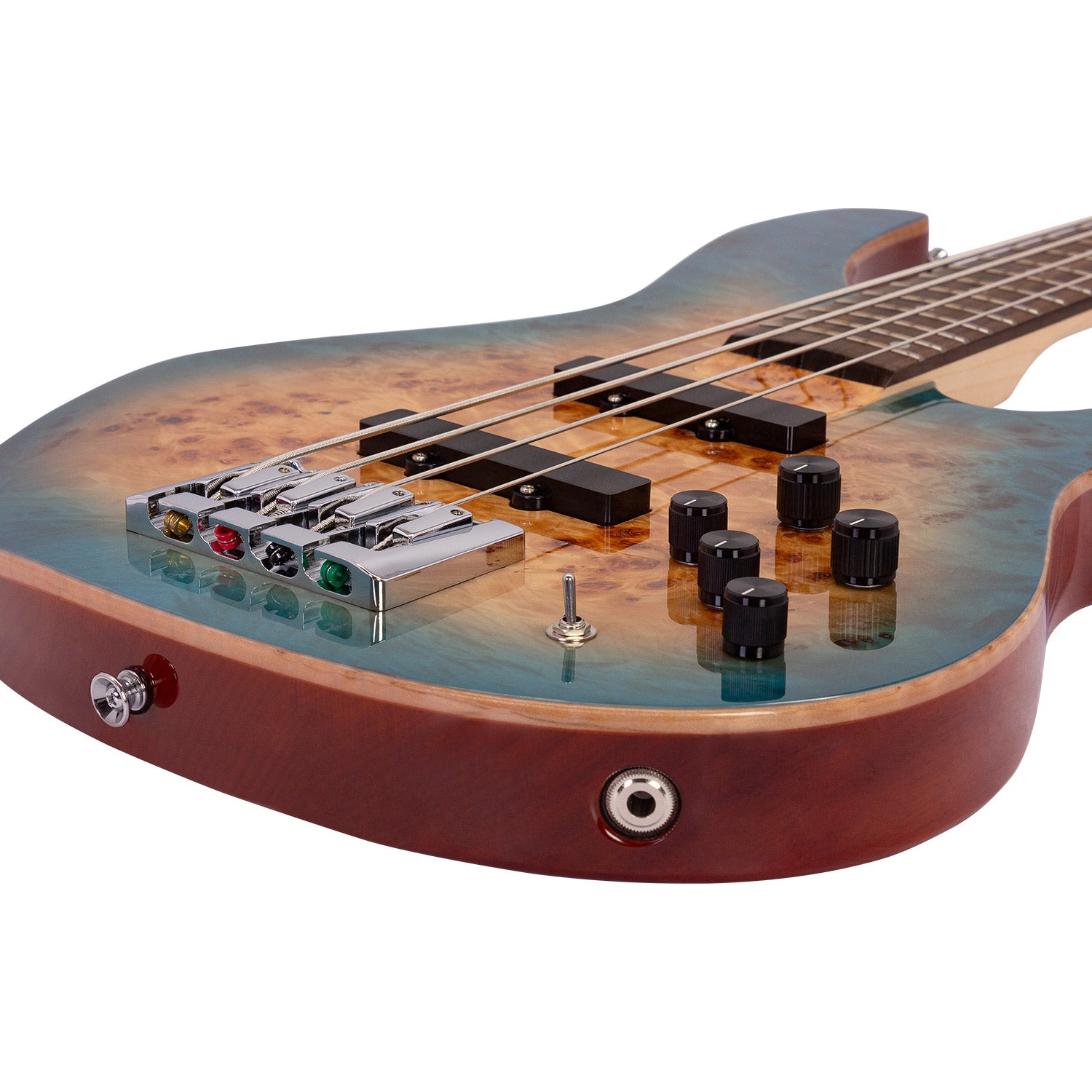Babilon Master IV Four Strings Electric Bass in Green-Electric Bass-Babilon-Hermes Music
