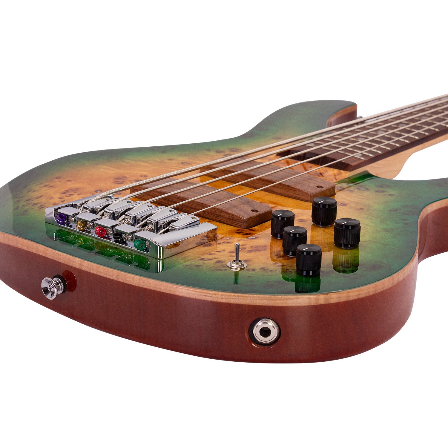 Babilon Master V Five Strings Electric Bass in Green-Electric Bass-Babilon-Hermes Music