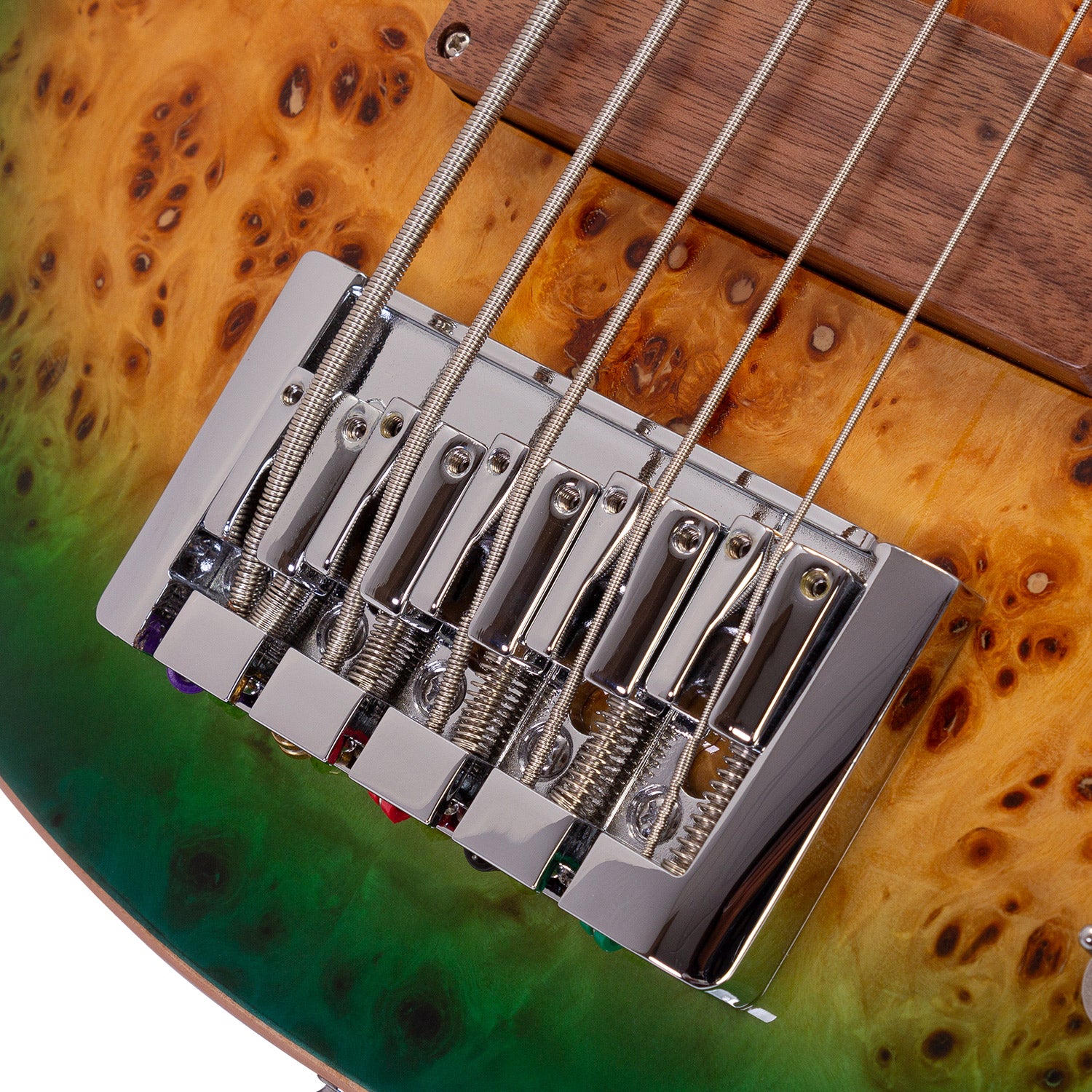 Babilon Master V Five Strings Electric Bass in Green-Electric Bass-Babilon-Hermes Music