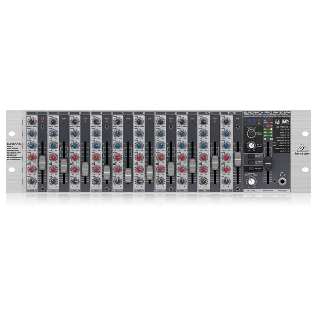 Behringer Eurorack Pro RX1202FX Amplifier-amplifier-Behringer- Hermes Music