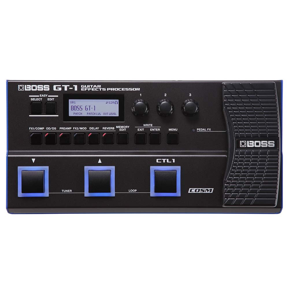 boss gt 1 guitar multi fx pedal BOSS GT-1 Guitar Multi-Effects Processor 197881104368