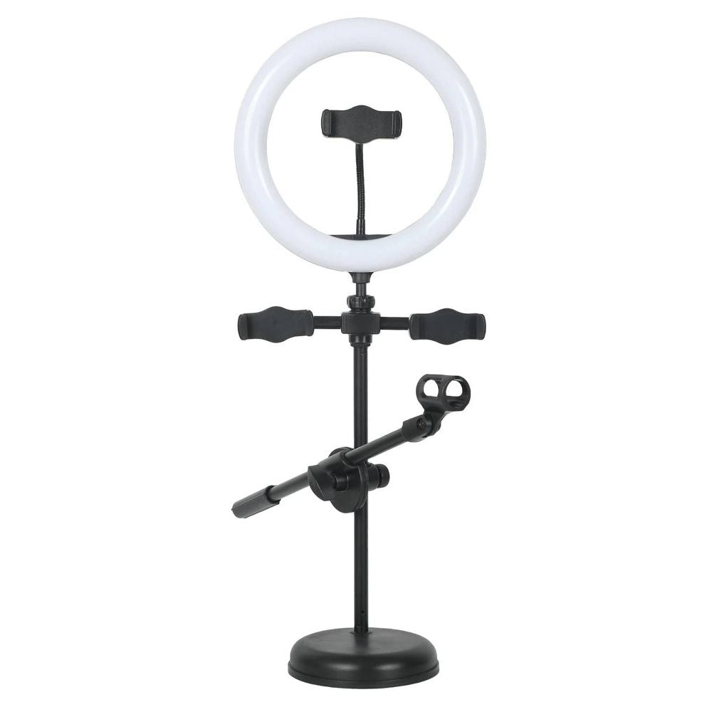 CAD Audio LS5 Podmaster Ring Light with Phone Mounts, Mic Boom-CAD Audio-Hermes Music 