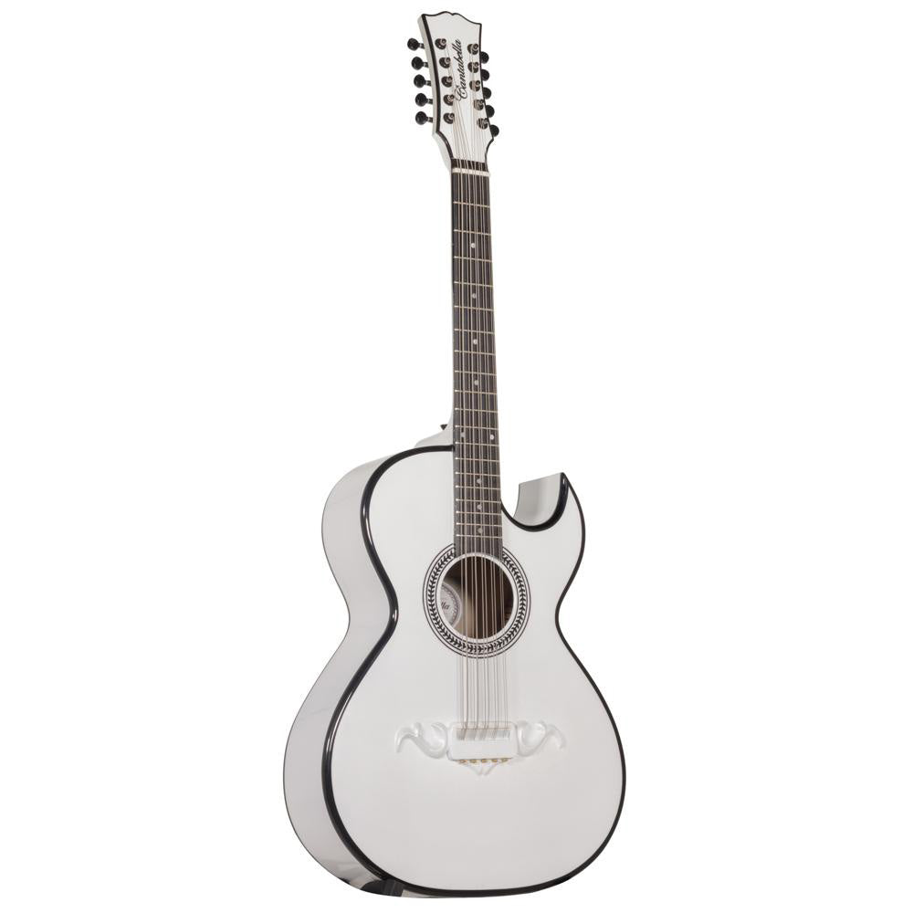 Cantabella Bajo Quinto Maple Top and Sides White w/Black Binding