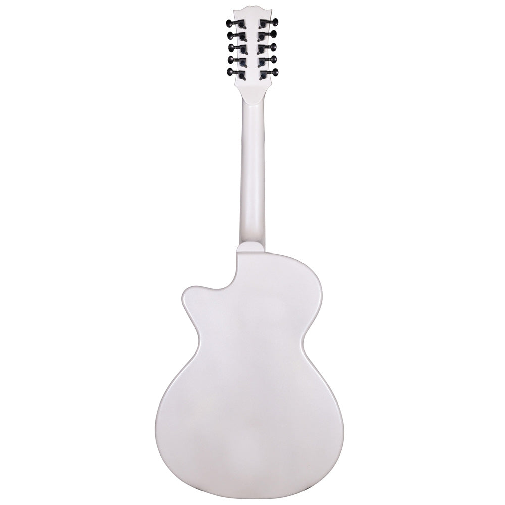 Cantabella Bajo Quinto Maple Top and Sides with Modern Headstock in White