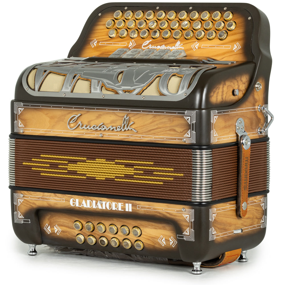 Crucianelli Gladiator II 5 Switch FBE Accordion Matte Wood and Brown