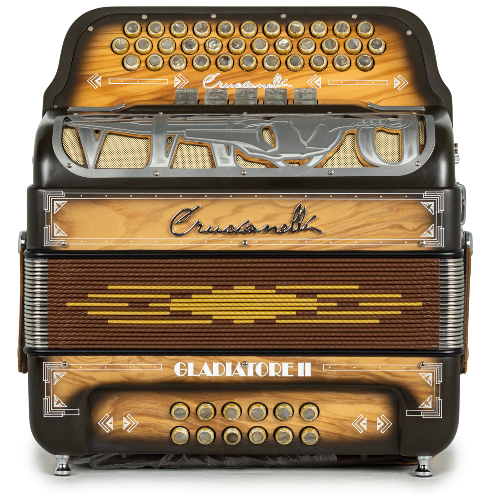 Crucianelli Gladiator II 5 Switch FBE Accordion Matte Wood and Brown