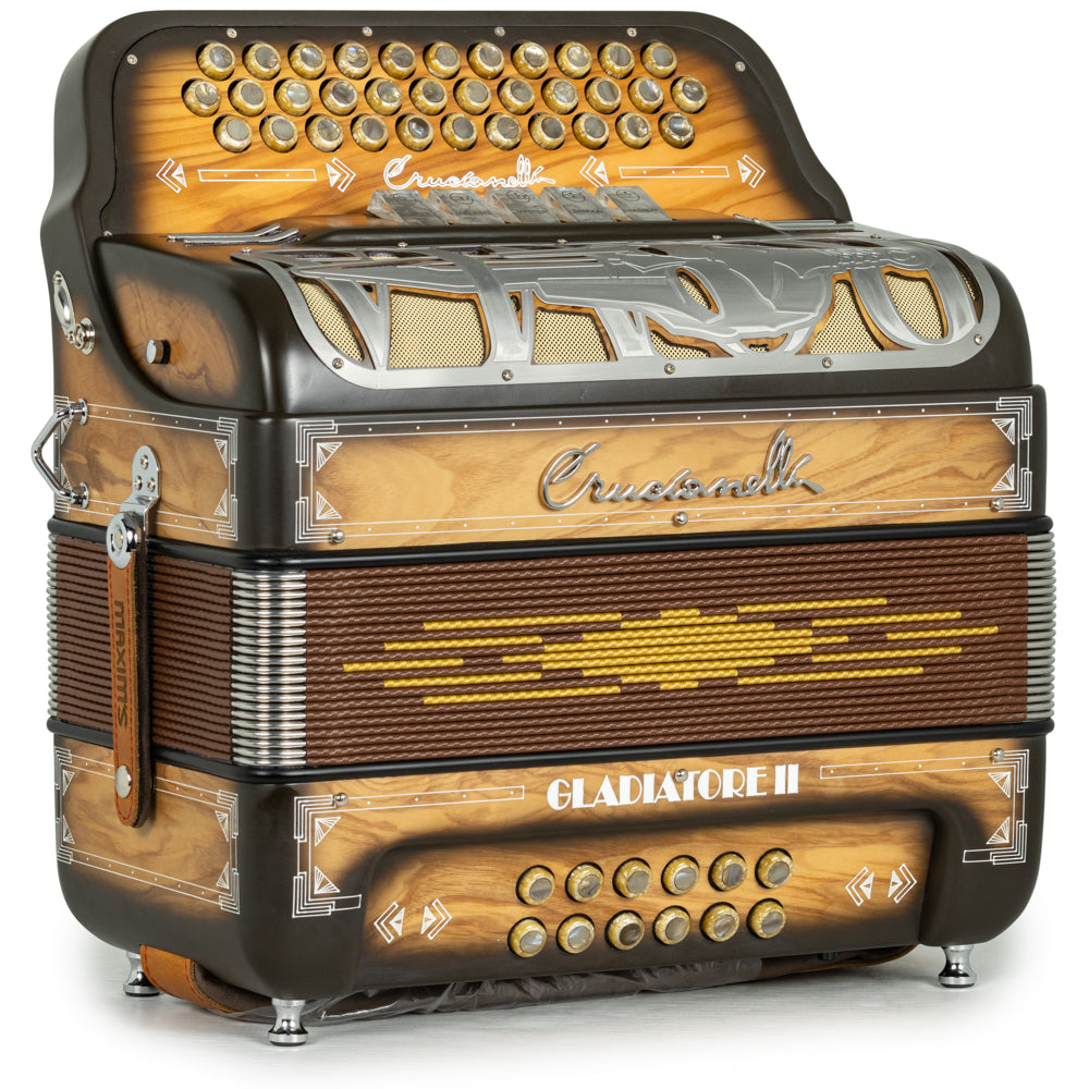 Crucianelli Gladiator II 5 Switch FBE Accordion Matte Wood and Brown