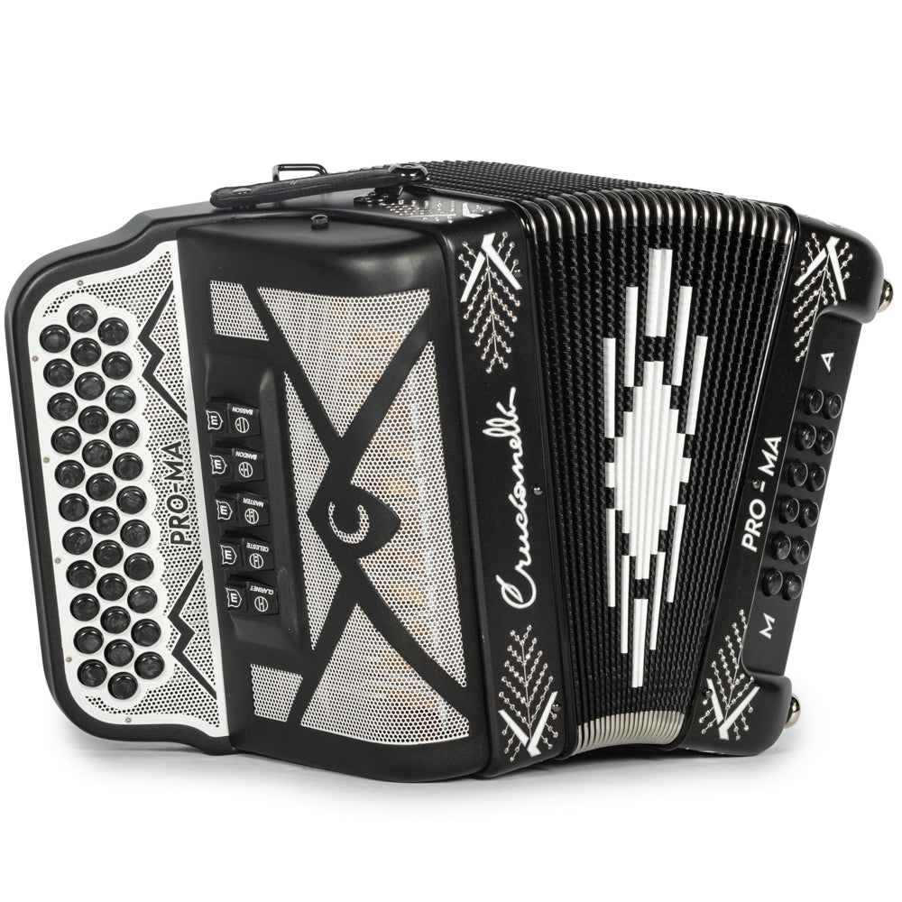 Crucianelli Special Edition Marito Aguilar Pro-Ma 5 Switch GCF Accordion in Matte Black